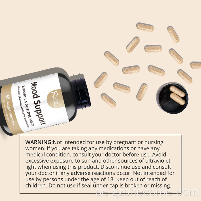 Shecome Mood Support Capsules Calm Mind Focus Support